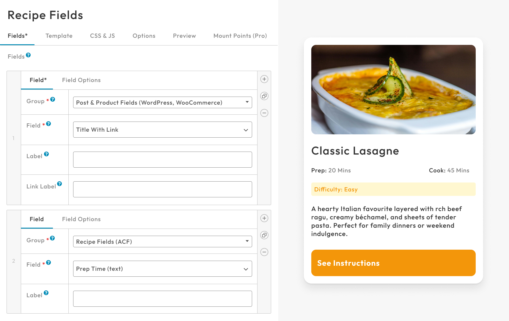 advanced views lite interface